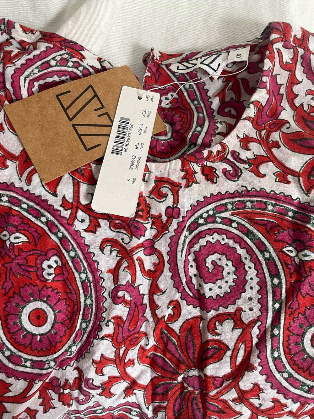 SZ Blockprints J Crew top - Picture 8 of 9